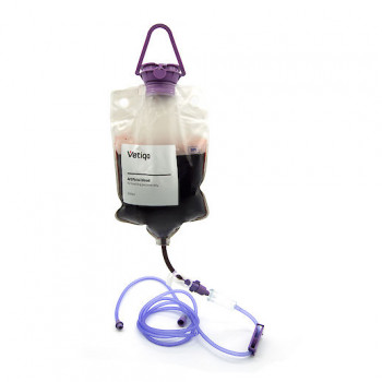 Blood bag for Rabbit auricular simulator