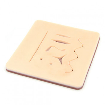 Skin training suture