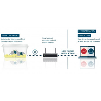 Système externe de télémétrie DECRO pour Rat